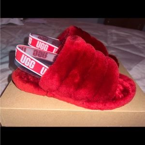 Red ugg slides!!! Best offer *never worn*